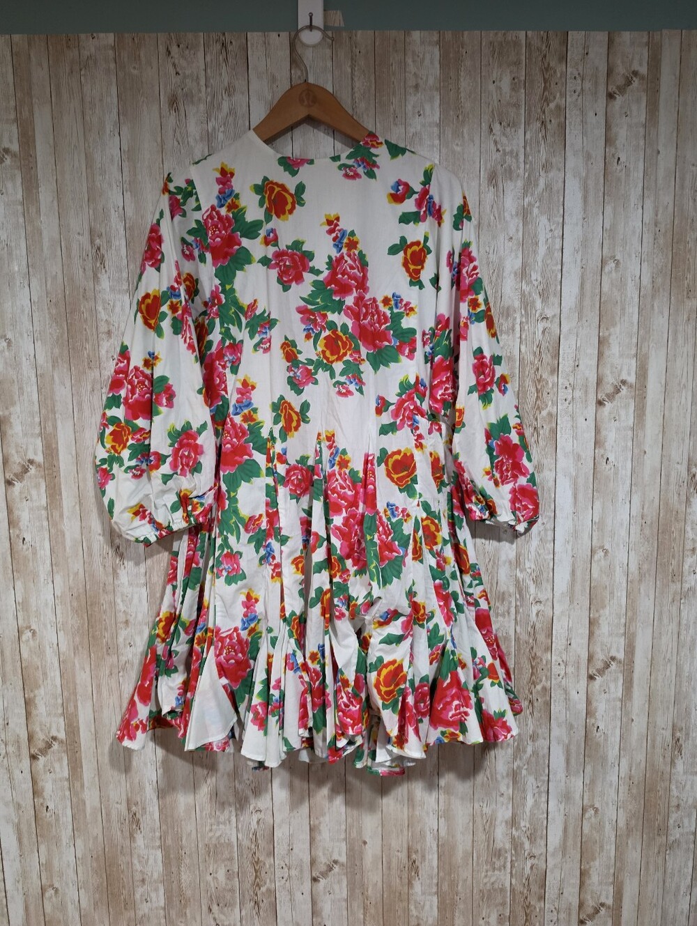 Rhode Ella Resort Floral Ruffle Dress S